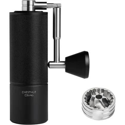 TIMEMORE C3S Pro - Handkaffeemühle mit 38-mm-Kegelmahlwerk und Klappgriff