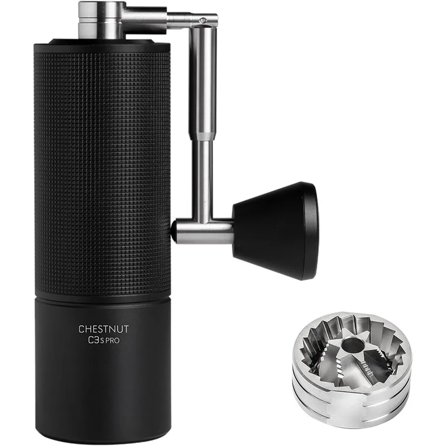 TIMEMORE C3S Pro - Handkaffeemühle mit 38-mm-Kegelmahlwerk und Klappgriff