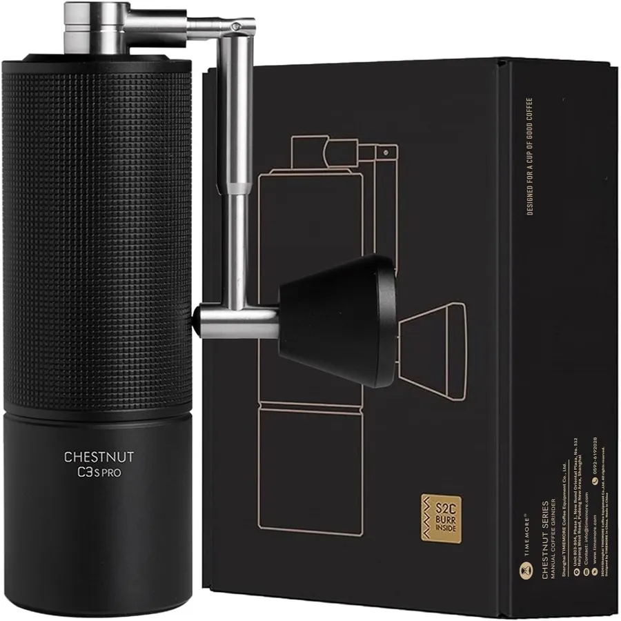TIMEMORE C3S Pro - Macinacaffè manuale con manico pieghevole